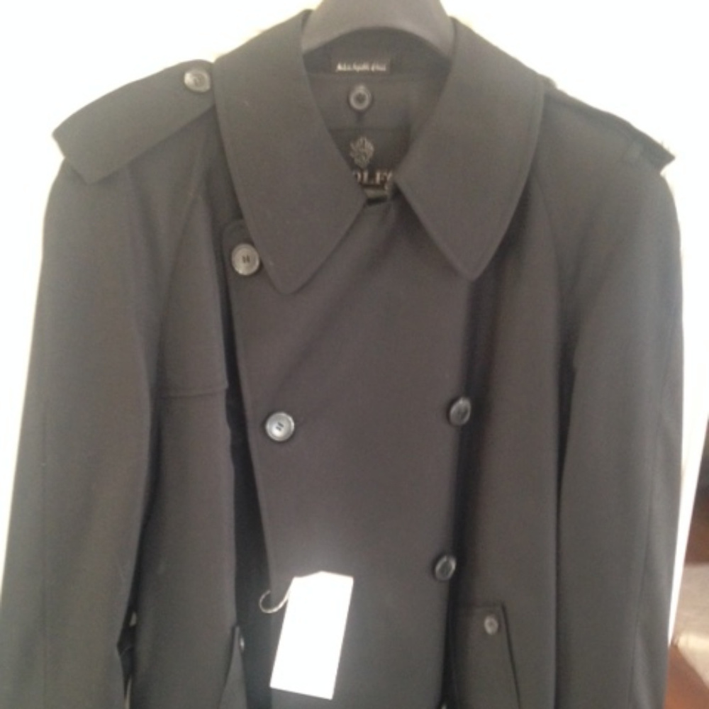 Adolfo Mens full length all weather coat NEW